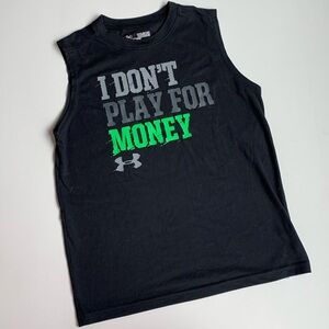 UA Youth Muscle Tank Top Athletic Tee Size Medium